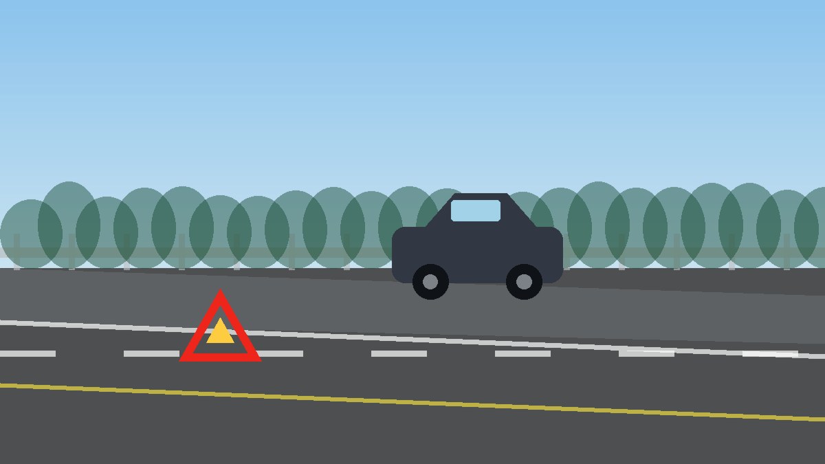 桦甸道路故障安全等待现场图